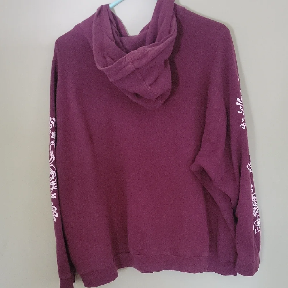 Torrid Burgundy Zip-Up Hoodie - Picture 4 of 6